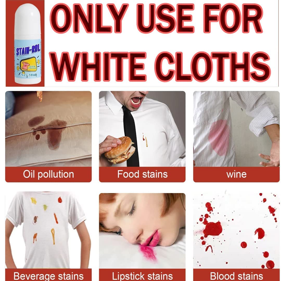 Stain Remover for Clothes | Multi-Purpose Roll Bead Fabric Clothes Stain Remover Pan | Instant Stain Remover for Cotton, Linen, Polyester, Blended Fabric, Denim, Down Jacket Stain Remover for Clothes | Multi-Purpose Roll Bead Fabric Clothes Stain Remover Pan | Instant Stain Remover for Cotton, Linen, Polyester, Blended Fabric, Denim, Down Jacket